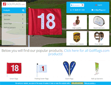 Tablet Screenshot of golfflags.com